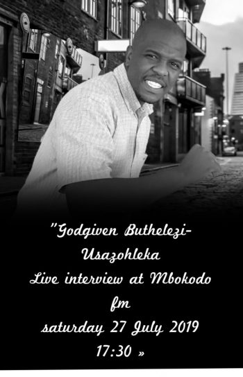 Godgiven Buthelezi at Mbokodo fm Godgiven Buthelezi at Mbokodo fm
