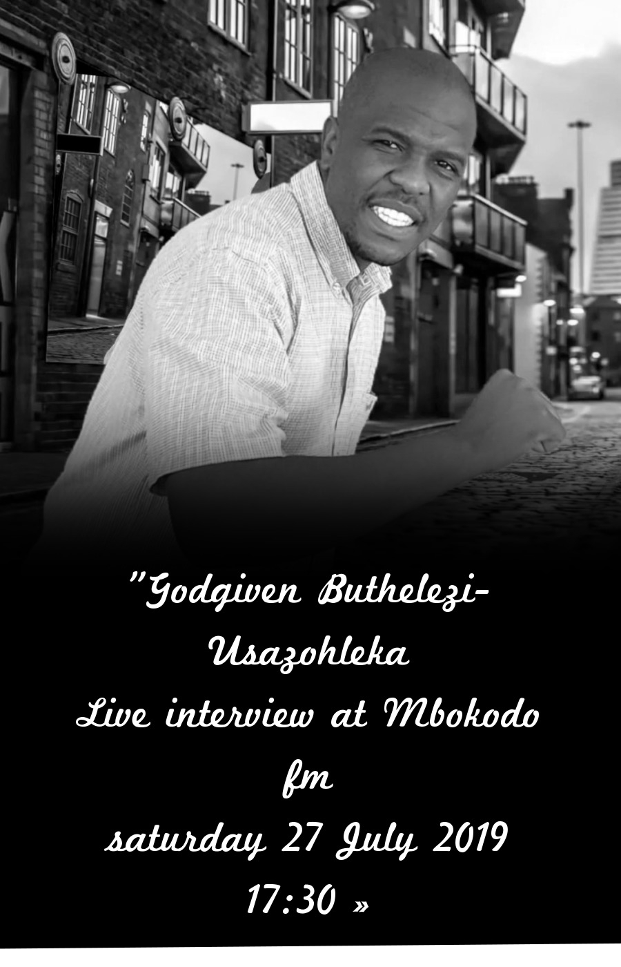 Godgiven Buthelezi at Mbokodo fm