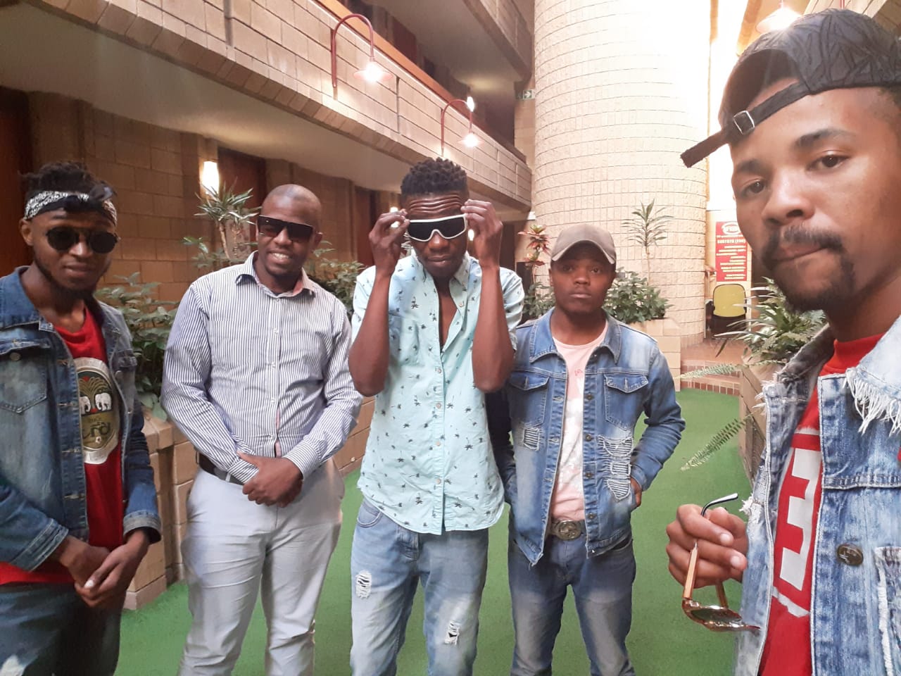 Godgiven Buthelezi At Big 1 UP before the show