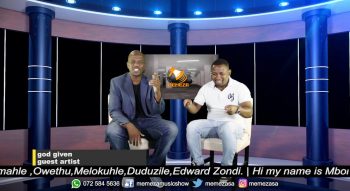 's interview on Thursday 28th February 2019 on Memeza on 1KZN TV, DSTV channel 261 from 430pm - 530pm!
