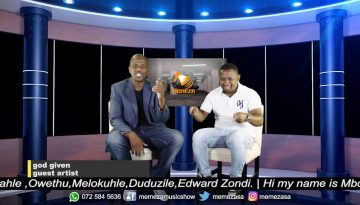 's interview on Thursday 28th February 2019 on Memeza on 1KZN TV, DSTV channel 261 from 430pm - 530pm!
